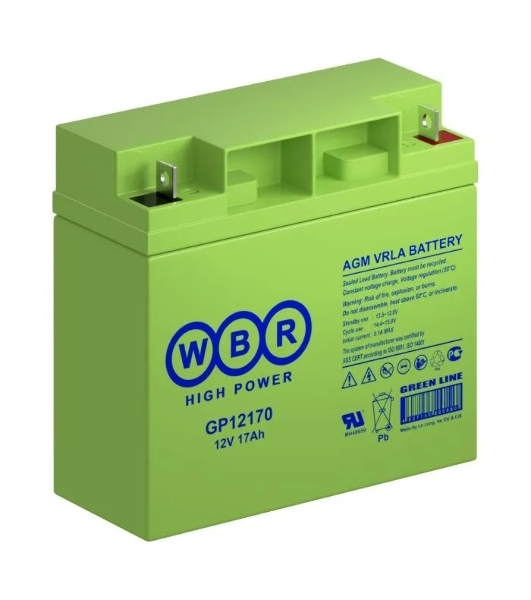 Аккумулятор WBR GP12170 B3, 12V, 17Ач