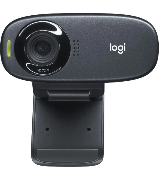 Веб-камера Logitech C310 HD 1280x720, 30 кадр/с, USB Type-A, микрофон (шумоподавление), автоосвещение, универсальное крепление