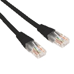 Патч-корд U/UTP Rexant cat.5e, RJ45-RJ45, 26AWG, ZH нг(А)-HF, черный, 3м, фото 1