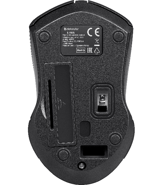 Комплект клавиатура+мышь Defender Lima C-993 беспроводной, USB, 1000 DPI, чёрный