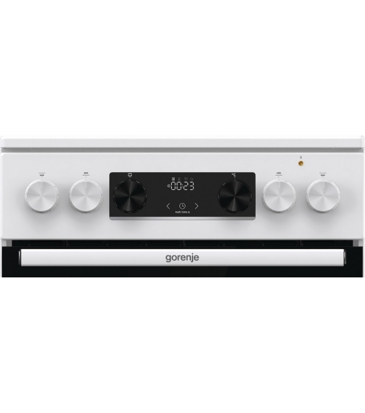 Плита электрическая Gorenje GECS5C70WA белый, конфорок 4 электрических, духовка 70 л, 50 см x 85 см x 59.4 см