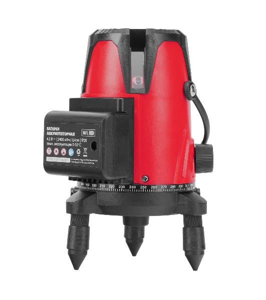 Лазерный уровень MTX MFL RED, 30 м, красный луч, акк. Li 2400 mAh, сумка, резьба 5/8'