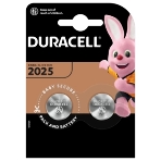 Элемент питания литиевый CR DL 2025 BP-2 (блист.2шт) Duracell Б0037272, фото 1