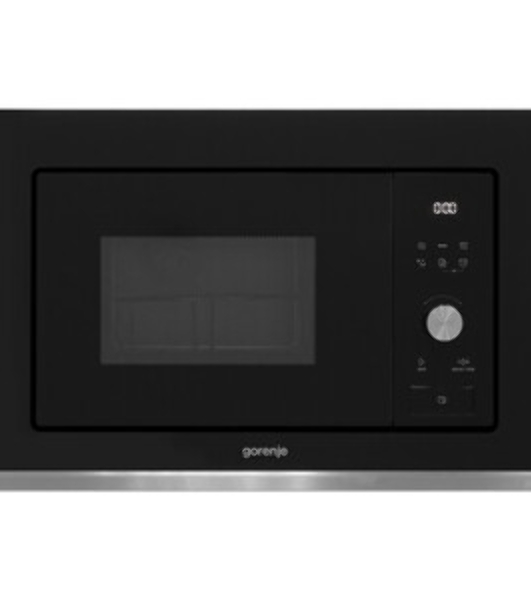 Встраиваемая микроволновая печь GORENJE BMX201AG1BG Электронное управление, черный, объем: 20 л