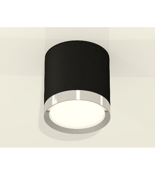 Светильник Ambrella Light XS8142003 SBK/PSL черный песок/серебро полированное GX53 (C8142, N8118)