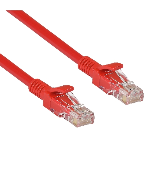 Патч-корд ExeGate UTP-RJ45-RJ45-C6-0,5M-RD, UTP, cat.6, 0,5м, красный