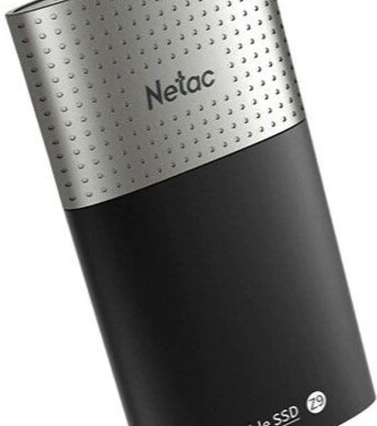 Внешний SSD Netac Z9, 2TB, USB 3.2 Gen 2 Type-C, R/W 550/480, черный