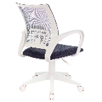 Кресло Бюрократ CH-W695NLT TW-04 TW-12 темно-серый, сетка/ткань, 120 кг, механизм качания, фото16