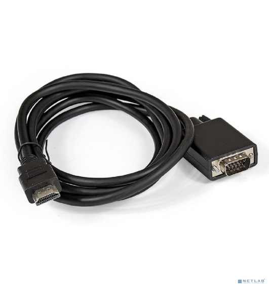 Кабель-переходник HDMI-VGA ExeGate EX-CC-HDMIM-VGAM-1.8 (19M/15M, 1,8м)