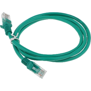 Патч-корд Premier PP12-1M/G 1000Гбит/с UTP 4 пары cat5E CCA molded 1м зеленый RJ-45 (m)-RJ-45 (m)