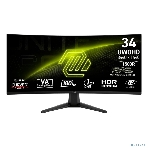 Монитор 34' MSI MAG 346CQ VA 3440x1440, 180 Гц, 1 мс, 21:9, 300 кд/м², 2xHDMI 2.0b, DP 1.4a, USB-C, 3.5 Jack, HDR Ready, Adaptive-Sync, изогнутый экран (1500R), черный, фото8