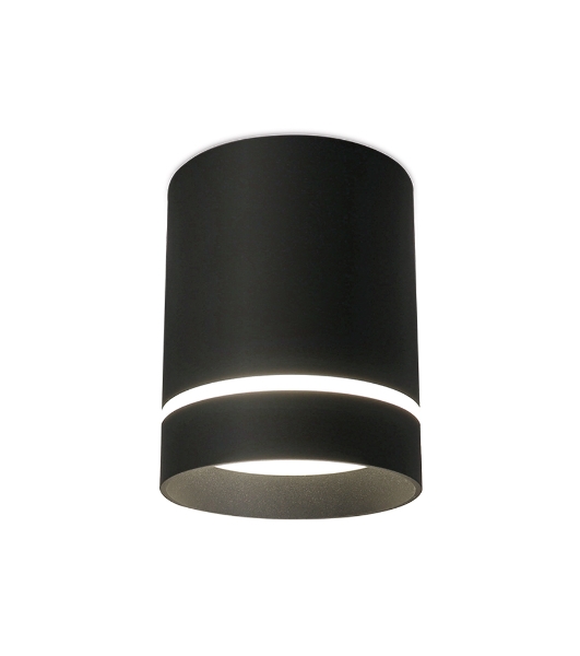 Светильник Ambrella light TN281 SBK черный песок LED 4200K 9W D80*100