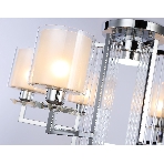 Светильник Ambrella light TR4418/6 CH/CL/FR хром/прозрачный/белый матовый E27*6 max 40W D748*463, фото4