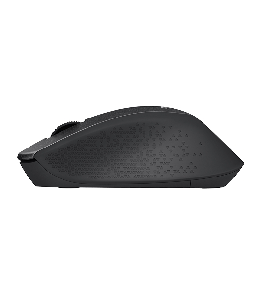 Мышь беспроводная Logitech M330 SILENT PLUS черный, 1000 dpi, радиоканал, USB, кнопки - 3
