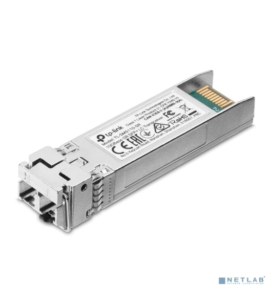 Трансивер TP-Link 10G SFP+ Module, LC connector, 50/125um or 62.5/125um Multi-mode, 850nm wavelength, distance up to 300m.