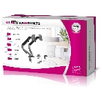 Кронштейн для мониторов Ultramounts UM735BL черный/серый 17'-27' макс.7кг крепление к столешнице поворот и наклон, фото19