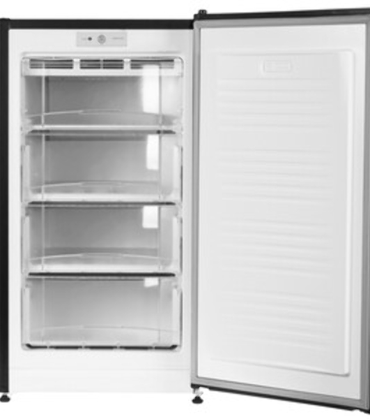 Морозильная камера Nordfrost DF 261 BAP, черный, 111л, 4 ящика