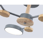 Светильник Ambrella light FL4856/3 GR/WD серый/дерево 54W 3000-6000K D660*170 (без ПДУ), фото4