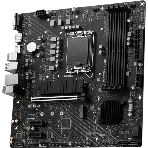 Материнская плата MSI PRO B760M-P DDR5, LGA 1700, Intel B760, 4xDDR5, 4xSATA, 2xM.2, 1xPCIe 4.0 x16, 2xPCIe 3.0 x1, 1xHDMI, 1xDP, 1xVGA, 1x1Gb LAN, 4xUSB-A 2.0, 1xUSB-A 3.2 Gen 1, 1xUSB-C 3.2 Gen 2, 3x3.5 мм, 7.1, mATX, фото3
