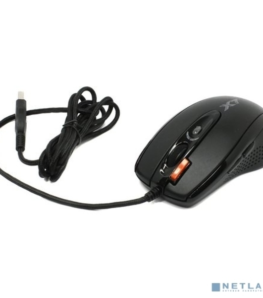 Мышь проводная A4Tech X-718BK черный, 3000 dpi, USB, кнопки - 7