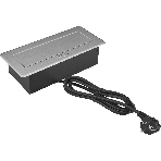 Розетка Cactus CS-SOCKET-EU3-GYBK для столешницы серый (уп.:1шт), фото 1