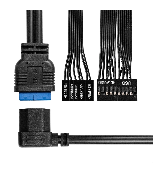 Компьютерный корпус Desktop ExeGate MI-307U2-M450 (mini-ITX/mATX, БП M450 с вент. 8см, 2хUSB+2хUSB 3.0, HD аудио, черный)