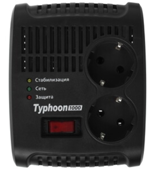 Стабилизатор, Defender AVR Typhoon 1000 максимальная мощность 320 Вт