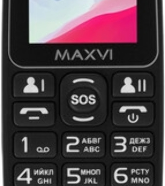 Мобильный телефон Maxvi B110 черный