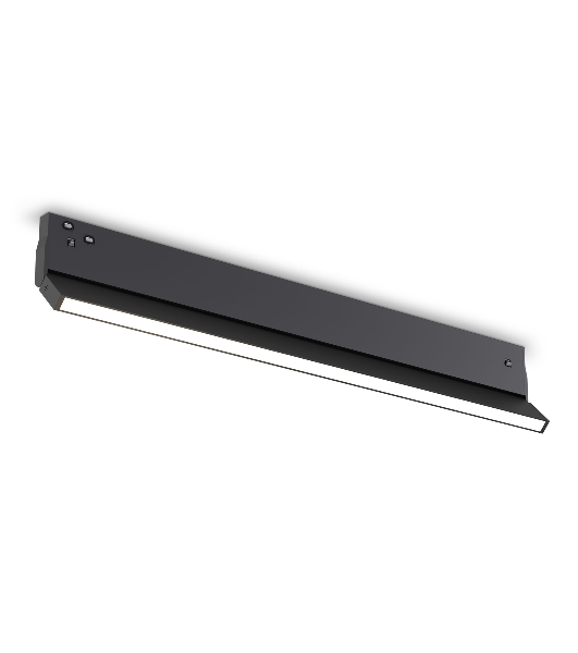 Трековый светильник GL2355 BK черный IP20 20W 3CCT 3000-6400K 48V 400*10*73