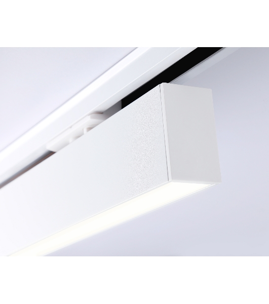 Трековый однофазный светильник Ambrella light GL6761 WH белый LED 12W 3000K 300*22*48