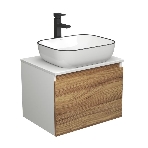 Комплект для ванной, 3 предмета (тумба Bau Dream Blackwood 60 + раковина BAU Stil Black Rand 50х40, белая, смеситель высокий Hotel Black), фото8