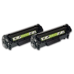 Картридж лазерный Cactus CS-Q2612AD черный (2x2000 стр.) для HP 1010/1012/1015/1018/1020/1022/3015/3020, фото 1