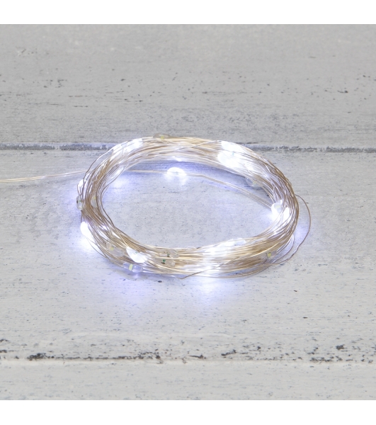 Гирлянда Neon-night 'Роса' 10 м, 100 LED, USB, белое свечение