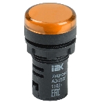 Арматура светосигнальная AD-22DS 230В жел. IEK BLS10-ADDS-230-K05, фото 1