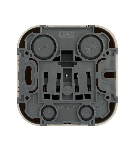 Розетка без заземления без шторок (Слоновая кость) Legrand 782240