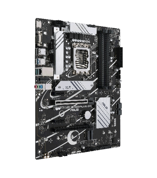Материнская плата ASUS PRIME B760-PLUS D4, LGA 1700, Intel B760, 4xDDR4, 4xSATA, 3xM.2, 1xPCIe 4.0 x4, 1xPCIe 5.0 x16, 1xHDMI, 1xDP, 1xVGA, 1x 2.5Gb LAN, 1xUSB 3.2 Gen 2, 2xUSB-A 3.2 Gen 2, 3x3.5 мм, 7.1, ATX