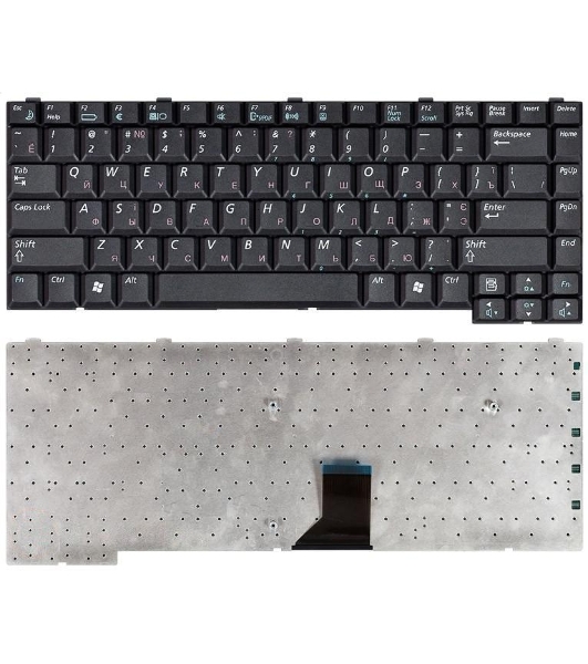 Клавиатура для ноутбука Samsung M40 M45, черная