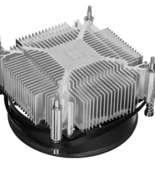 Кулер ID-COOLING DK-19 PWM серебристый/черный 92мм алюминий 2200rpm 26db 4-pin 95W 55мм