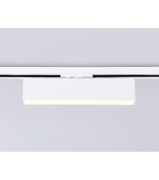 Трековый однофазный светильник Ambrella light GL6761 WH белый LED 12W 3000K 300*22*48