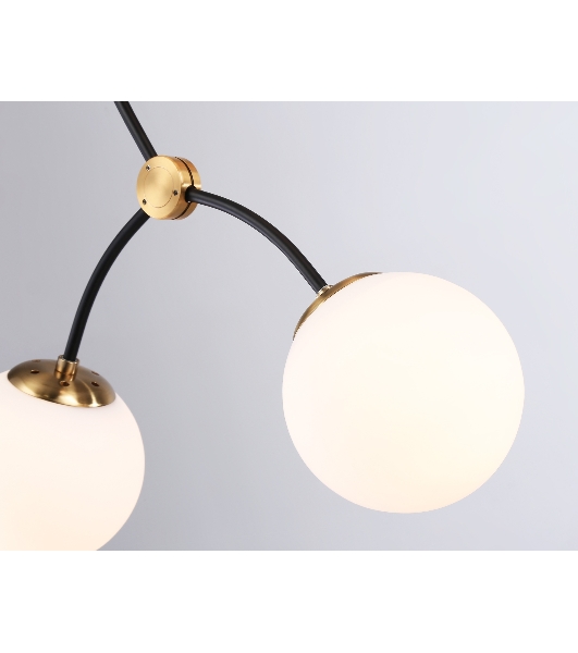 Светитльник Ambrella Light TR2575/4 BK/SB черный/бронза E27/4 max 60W D790*1120