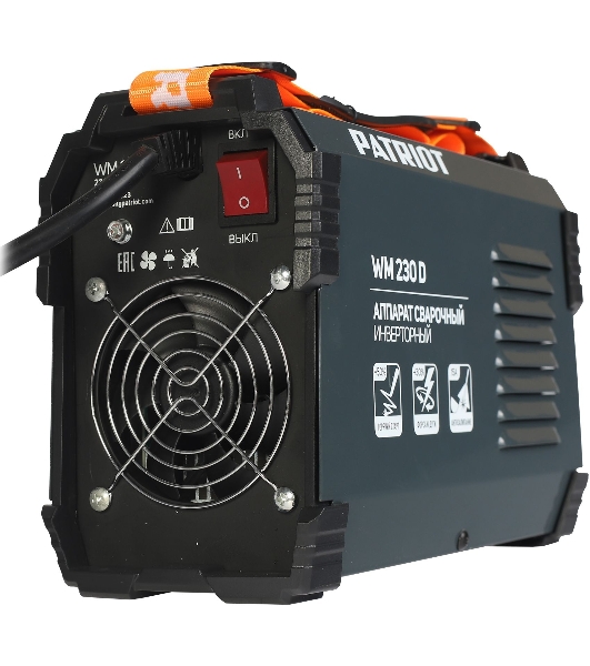 Сварочный аппарат Patriot WM230D инвертор ММА 10.7кВт