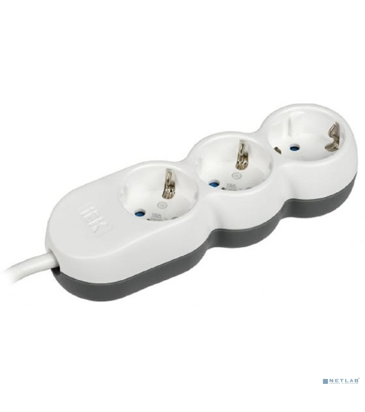 Удлинитель IEK У03 3 места 2P+PE/1,5м 3х1,5 мм2 16А/250В UNO