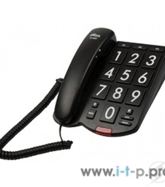 Телефон проводной Ritmix RT-520 черный