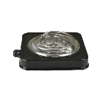 Плита настольная электрическая Blackton Bt HP102B чёрный, 1 кВт, ТЭН, конфорки - 1, нержавеющая сталь, поворотные переключатели, фото6