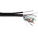 Кабель информационный Lanmaster TWT-5EFTP-UNV-TR cat.5e FTP 4X2X24AWG PE внешний 305м черный, фото2