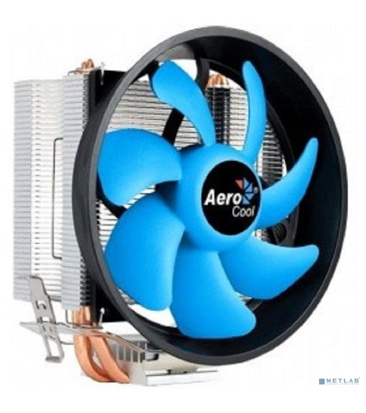 Кулер для процессора AeroCool/Formula Verkho 3 Plus серебристый, 120 мм, алюминий/медь, 2000 об/мин, 26.7 дБ, 4 pin, 125 Вт, 134 мм