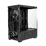 Компьютерный корпус Minitower ExeGate i3 SEA (mATX, без БП, 1*USB+1*USB 3.0, HD аудио, черный, 1 вент. 12см с RGb подсветкой, передняя и боковая панели - закаленное стекло), фото8