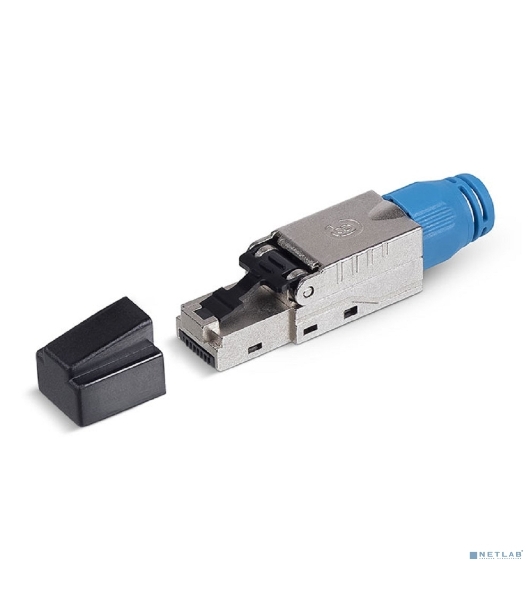 Разъем Cabeus, RJ45(8p8c), keystone, кат. 8, экр., металл, со вставкой