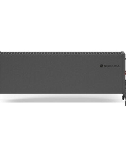 Конвектор электрический Neoclima Nano 2000B черный, 2000 Вт, 25 м2, термостат