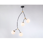 Светитльник Ambrella Light TR2575/4 BK/SB черный/бронза E27/4 max 60W D790*1120, фото3